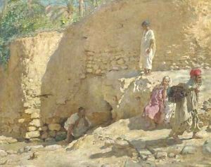 Les enfants de Bou Saada by Alphonse Etienne Dinet
