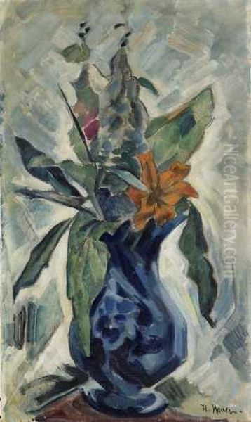 Fingerhut In Blauer Vase - view 1