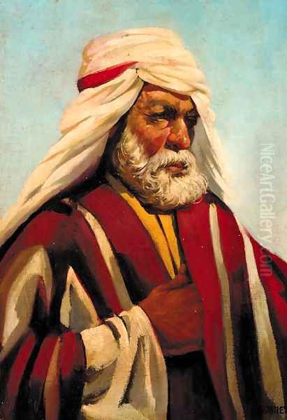 An Arab in traditional dress - view 1