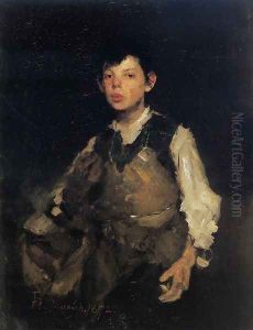 Whistling Boy I by Frank Duveneck