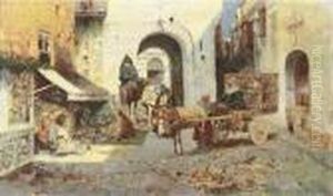 An Arab Street Market by Jose Navarro