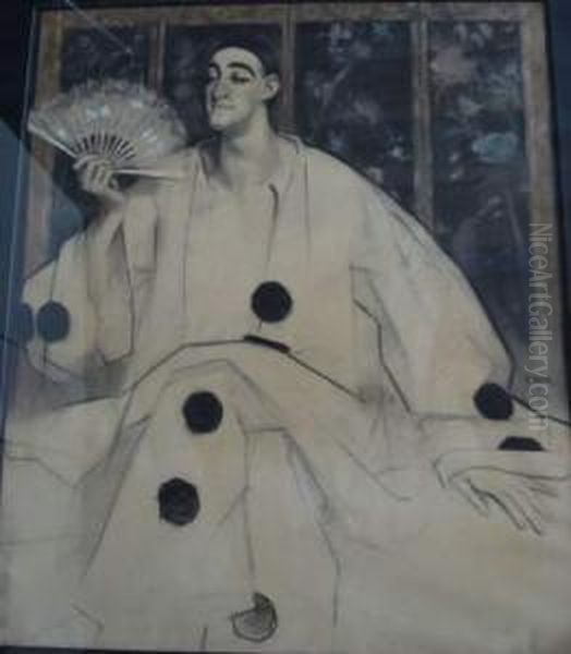 Pierrot A L'eventail - view 1