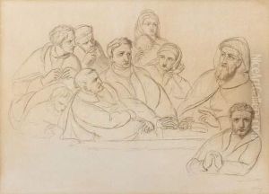 Assemblee De Personnages by Francois-Joseph Navez