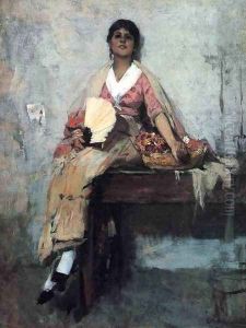 Flower Girl by Frank Duveneck