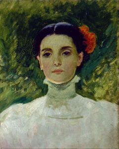 Portrait of Maggie Wilson by Frank Duveneck