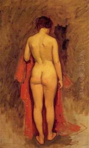 Nude Standing by Frank Duveneck