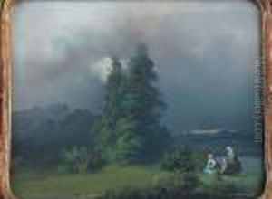 Krajina Pred Bouri by Josef Navratil