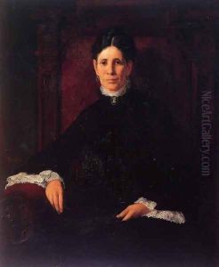 Portrait of Frances Schillinger Hinkle by Frank Duveneck