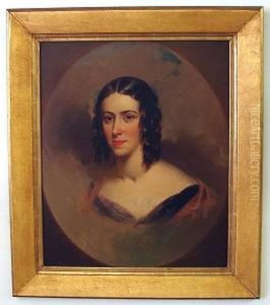 Portrait Of Isabella Zimmerman, Wife Of Benjamin West Frazier - view 1