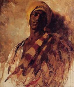 Guard of the Harem (study) by Frank Duveneck