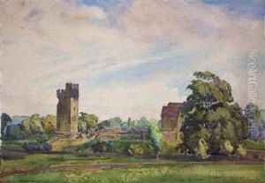 "helmsley Castle", "dunottar Castle, Stonehaven", And Other Views by Edward Mossforth Neatby