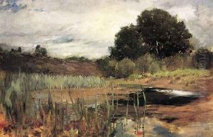 Polling Landscape I by Frank Duveneck