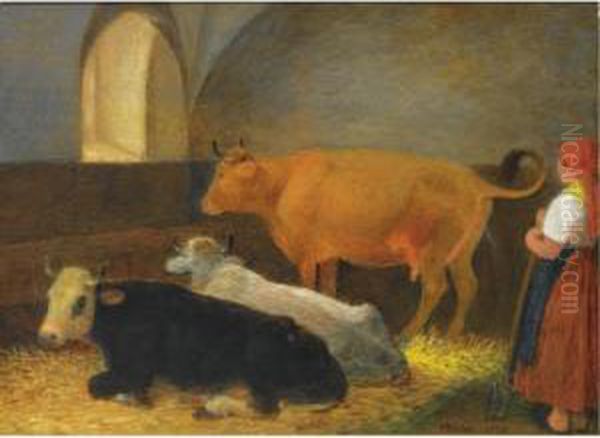 A Maid In A Cow Barn - view 1