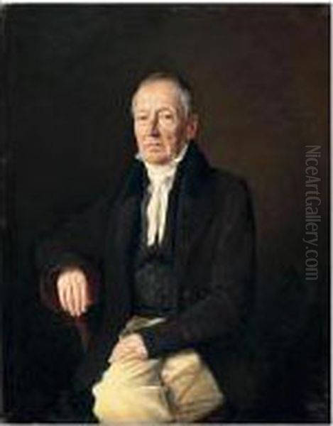 Franz Purschka, Pensionierter 
Linzer Oberpostamtskontrolleur (portrait Of Franz Purschka, Retired 
Postmaster Of The City Of Linz) - view 1
