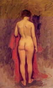 Nude Standing I by Frank Duveneck