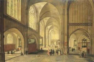 The Interior Of A Cathedral With Elegant Company
