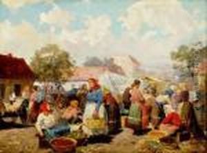 Na Trhu by Gyula Gyertyanyi Nemeth