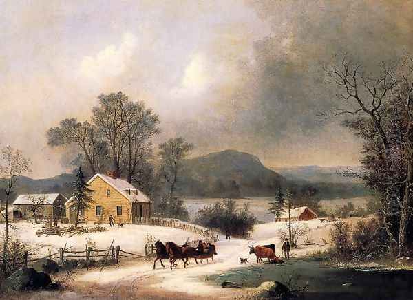 A Sleigh Ride in the Snow - view 1