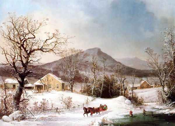 Winter in the Country I - view 1
