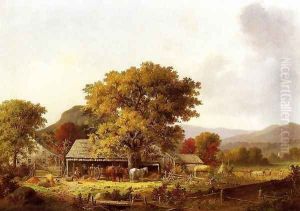 cider making in the country by George Henry Durrie