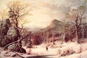 Hunter in the Wood by George Henry Durrie