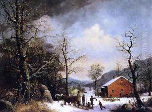 Winter Scene by George Henry Durrie