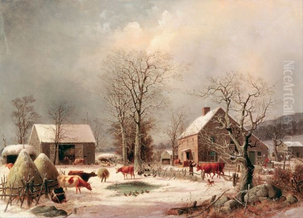 Farmyard in Winter - view 1