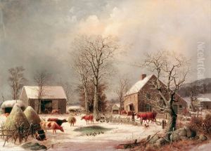 Farmyard in Winter
