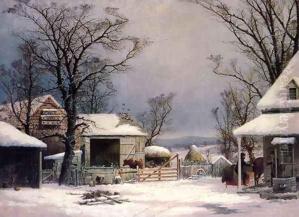 Farmyard, Winter - view 1