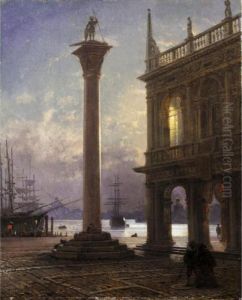 Piazzetta San Marco by Friedrich Nerly