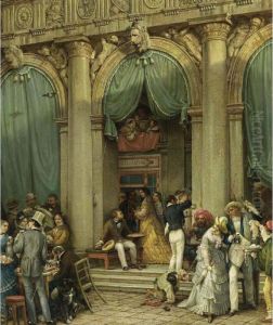 At The Cafe Florian, Venice At The Cafe Florian, Venice