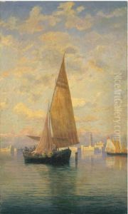 Vele A Venezia by Friedrich Nerly