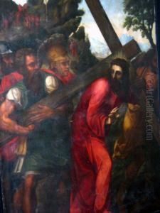 ''ascesa Al Calvario'' by Bartolomeo Neroni
