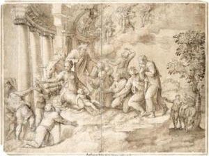 The Adoration Of The Shepherds by Bartolomeo Neroni