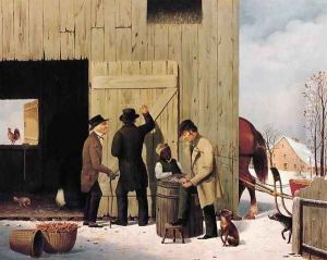 Settling a Bill by George Henry Durrie