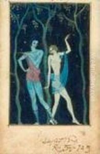 Bailarinos by Ismael Nery