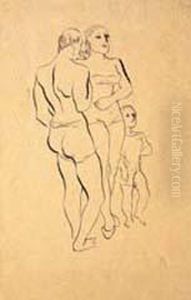 Banhistas by Ismael Nery