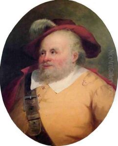 James Hackett as Falstaff