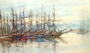 Russian Fishing Fleet by Frances E. Nesbitt