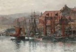 Harbour Scene. by Frances E. Nesbitt