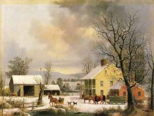 Winter in the Country II by George Henry Durrie