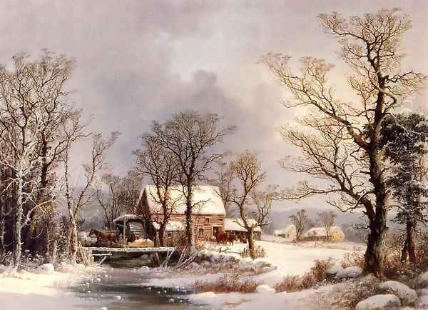Winter in the Country, The Old Grist Mill - view 1