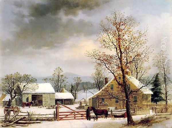 New England Winter Scene - view 1