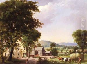 Summer, Haying at Jones Inn