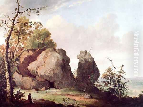 Judges Cave, West Rock, New Haven - view 1