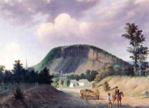 West Rock, New Haven I by George Henry Durrie