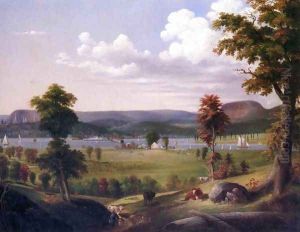 Summer Landscape Near New Haven, View from East Haven