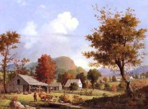 Autumn Cider Pressing 1855