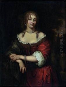 Portrait De Jeune Femme Devant Un Parc