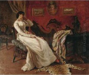 Donna Pensierosa by Francesco Netti